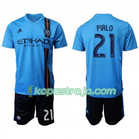 Billiga Fotbollströjor New York City FC PIRLO 21 Barn Hemma tröja 2019/20 Kortärmad